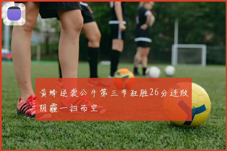 黄蜂逆袭公牛第三节狂胜26分连败阴霾一扫而空